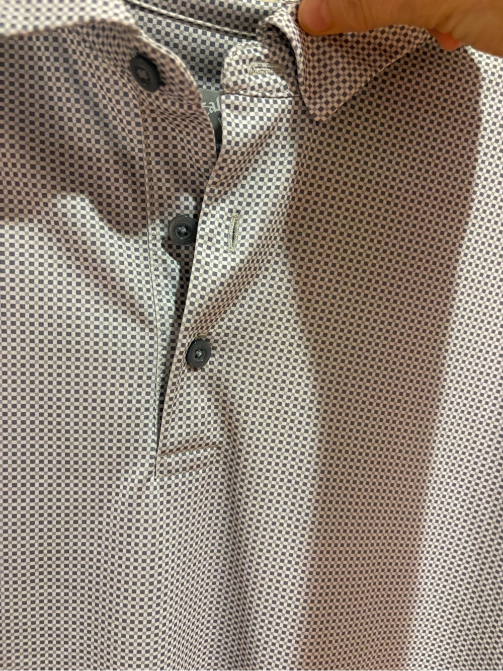 Callaway Light Blue Micro-Pattern Performance Polo - Picture 4 of 7